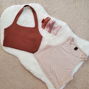 [Bundle] Crop Tops and Claw Clips